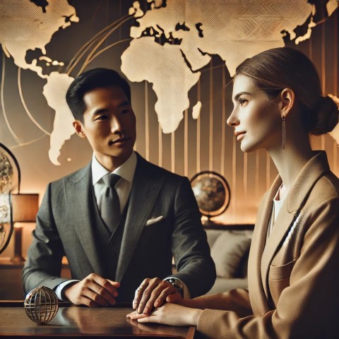 Escort respecting cultural differences with clients.