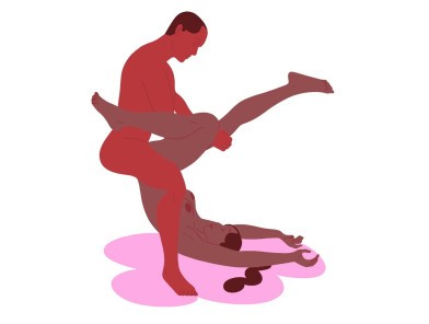 sex-positions-calorie-burn-cover Couple demonstrating sex positions for calorie burn