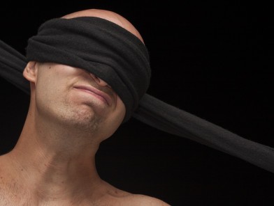 Extreme Sensory Deprivation - cover Client experiencing extreme sensory deprivation with escort
