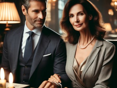 Women hiring male escorts - cover Women hiring male escorts for fulfillment.