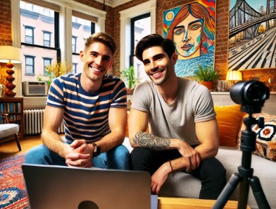 escort-ads.com - Two Trans Friends Navigating Life in NYC as Webcam Models